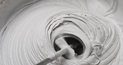 Mixing of a plaster