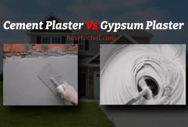 Cement plaster vs gypsum plaster