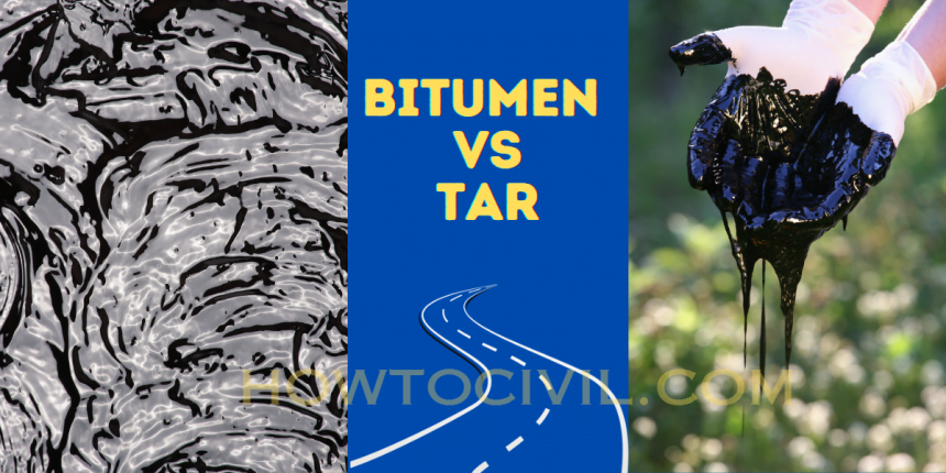 Differences between Bitumen and Tar,bitumen and tar